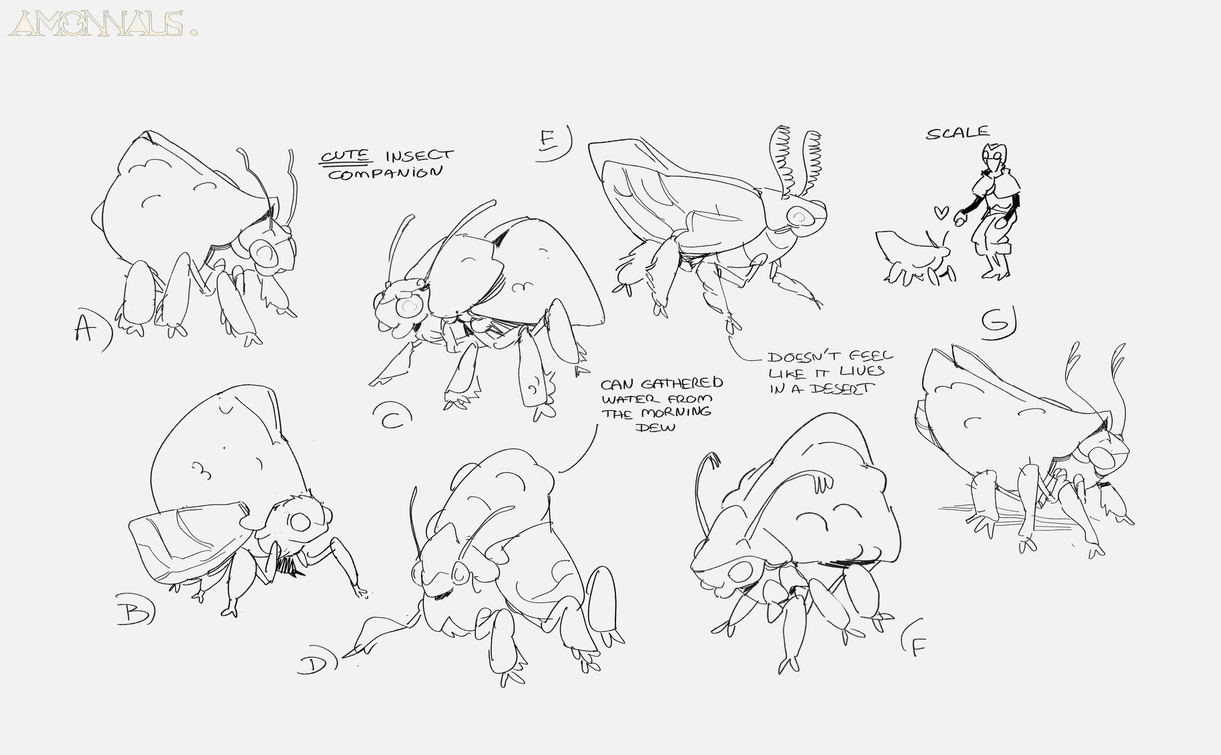 main character's insect exploration