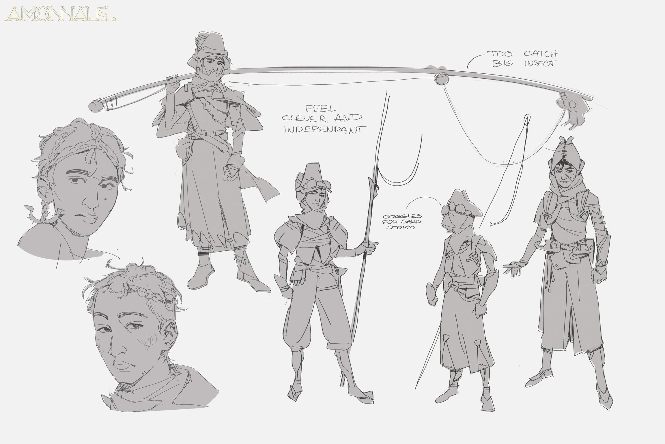 main character early exploration